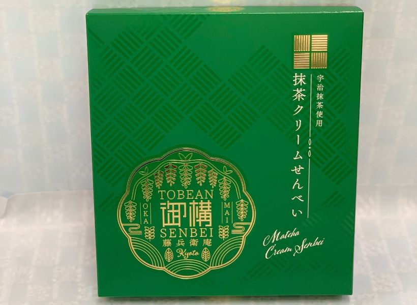 抹茶クリームせんべい（12枚）